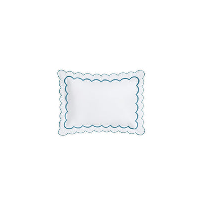 India Pique Sham Cerulean Boudoir 
