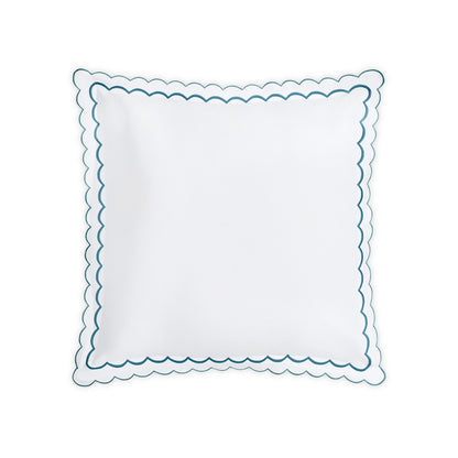 India Pique Sham Cerulean Euro 