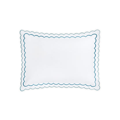 India Pique Sham Cerulean Standard 