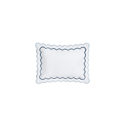 India Pique Sham Hazy Blue Boudoir 