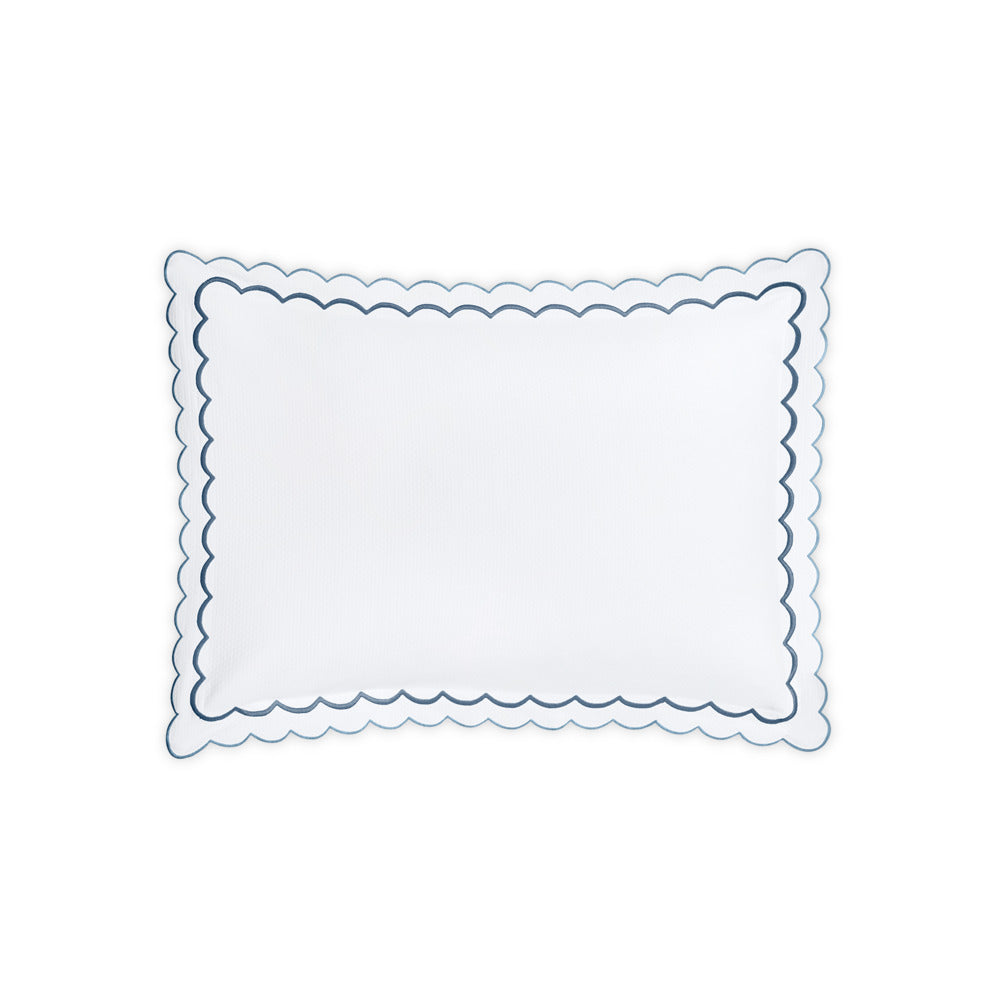 India Pique Sham Hazy Blue Standard 
