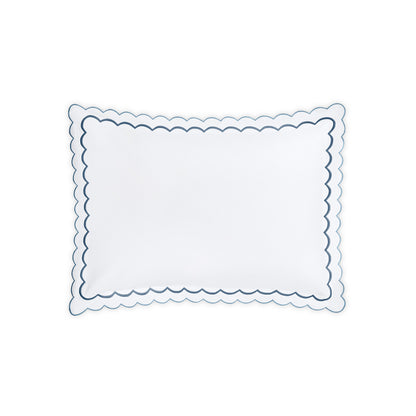 India Pique Sham Hazy Blue Standard 