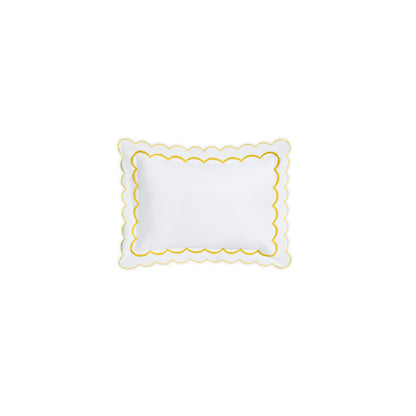 India Pique Sham Lemon Boudoir 
