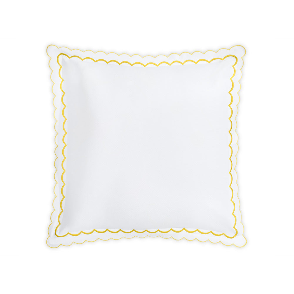 India Pique Sham Lemon Euro 
