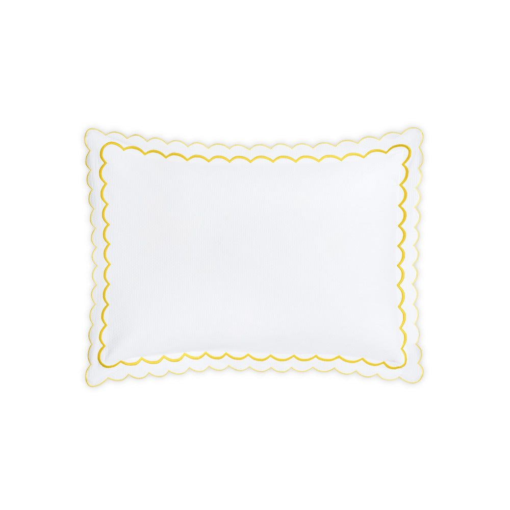 India Pique Sham Lemon Standard 