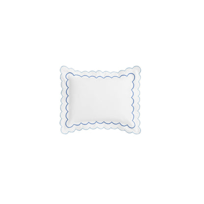 India Sham Azure Boudoir 