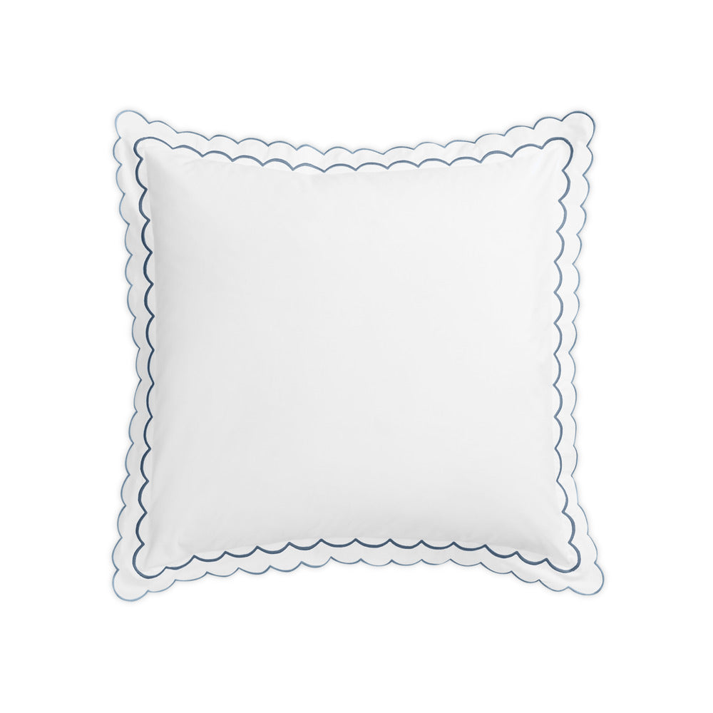 India Sham Hazy Blue Euro 