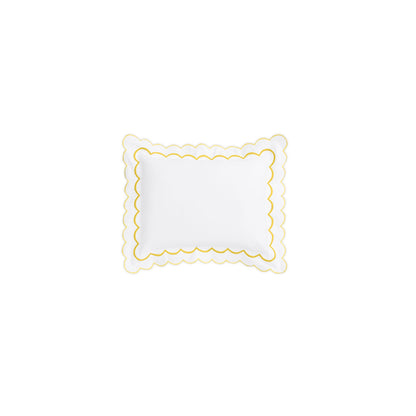 India Sham Lemon Boudoir 