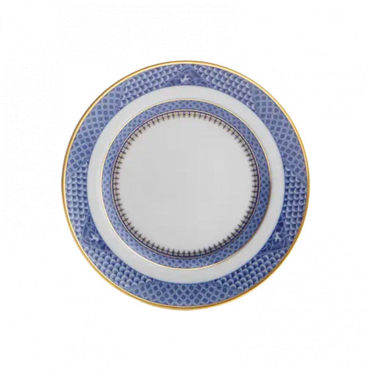 Indigo Wave Bread & Butter Plate by Mottahedeh