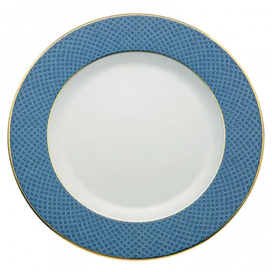 Indigo Wave Service Plate by Mottahedeh