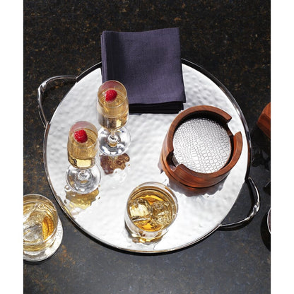 Infinity Round Tray with Twist Handles by Mary Jurek Design Additional Image -3