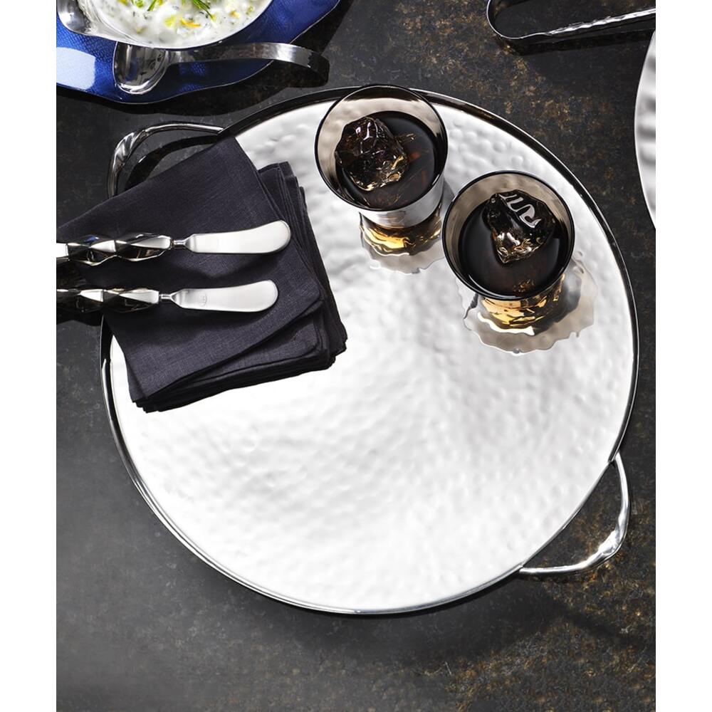 Infinity Round Tray with Twist Handles by Mary Jurek Design Additional Image -4