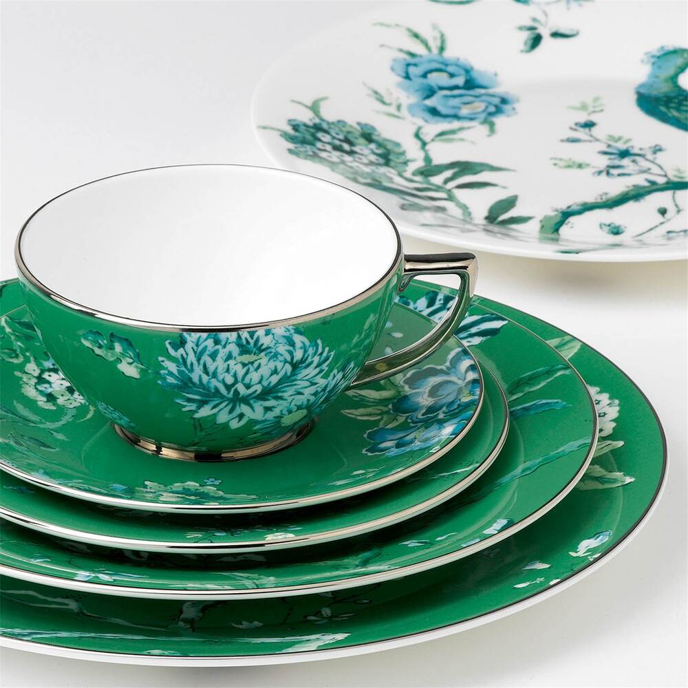 Jasper Conran Chinoiserie Green Side Plate 23 cm by Wedgwood Additional Image - 1