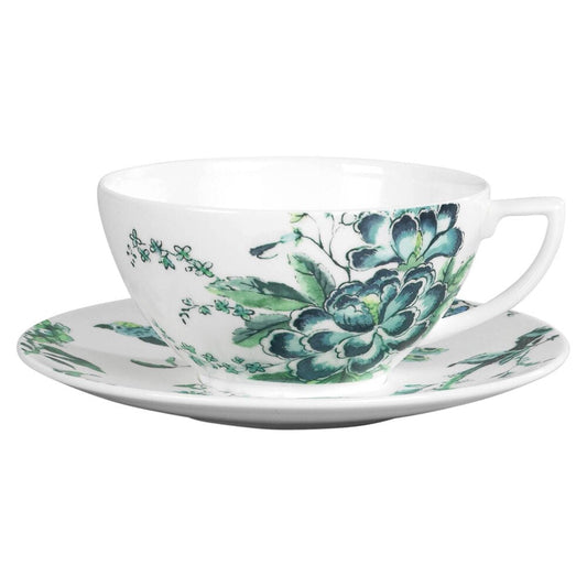 Jasper Conran Chinosserie White Teacup & Saucer by Wedgwood