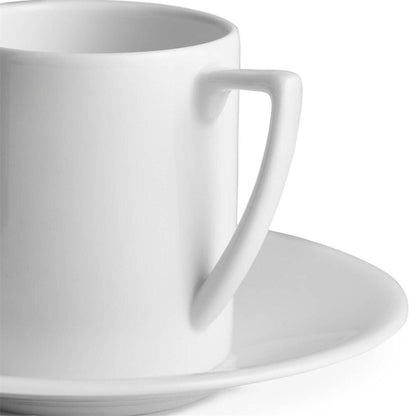 Jasper Conran White Coffee Cup & Saucer by Wedgwood Additional Image - 2