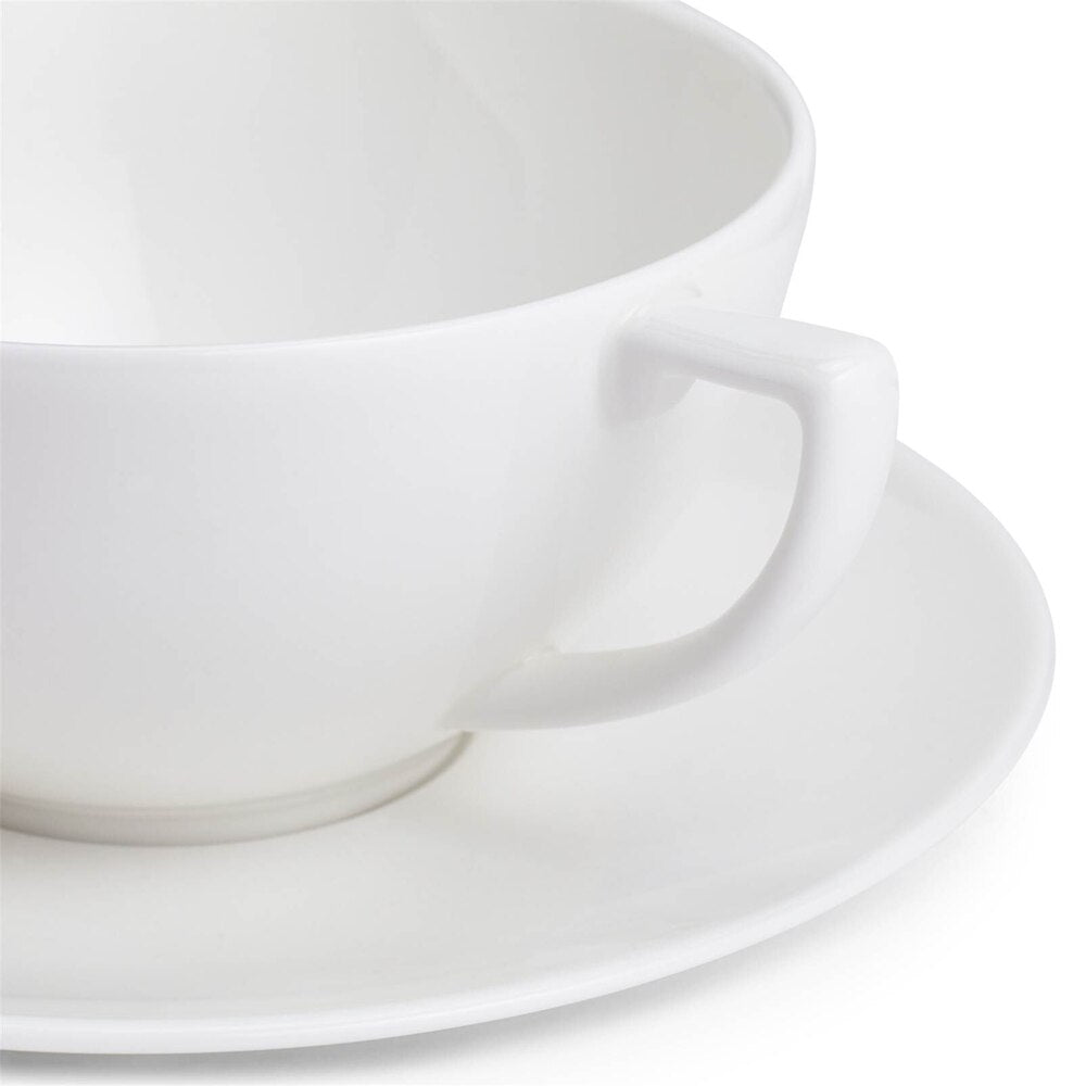 Jasper Conran White Teacup And Saucer by Wedgwood Additional Image - 2