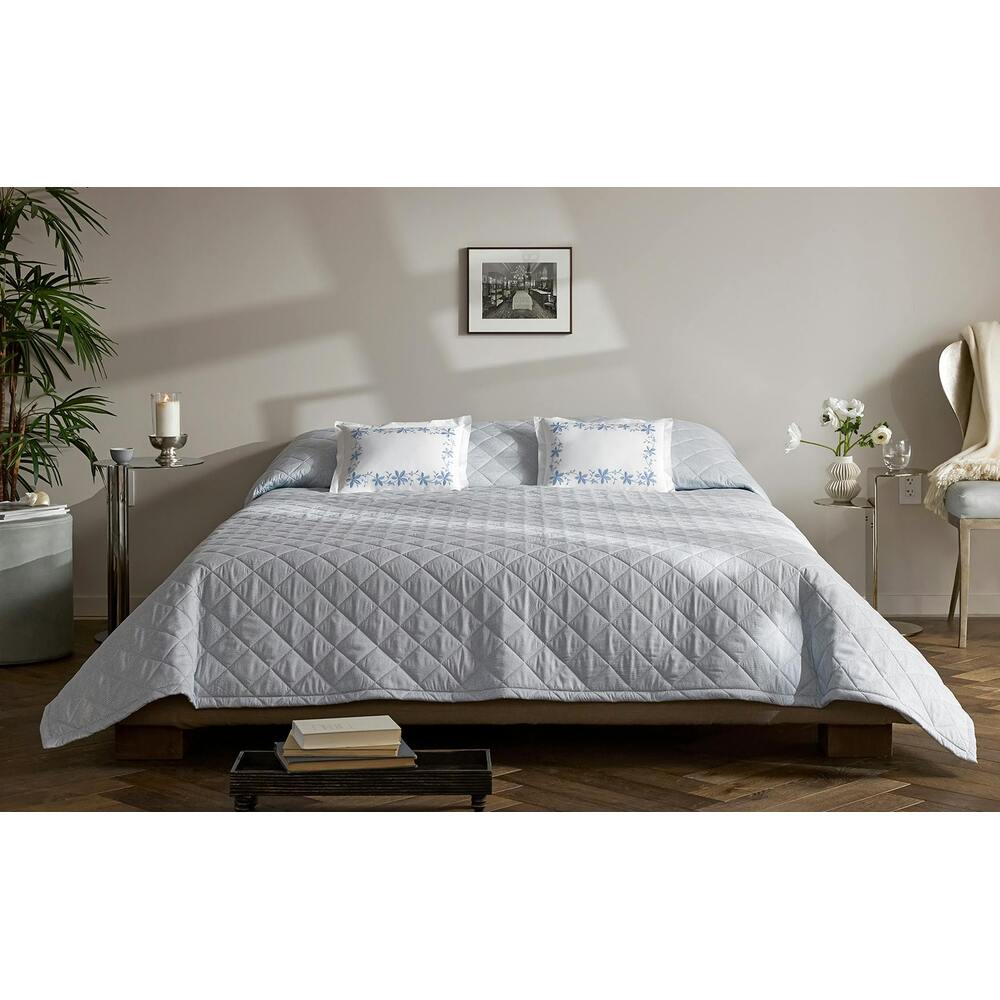 Jasper Flat Sheet Hazy Blue 14