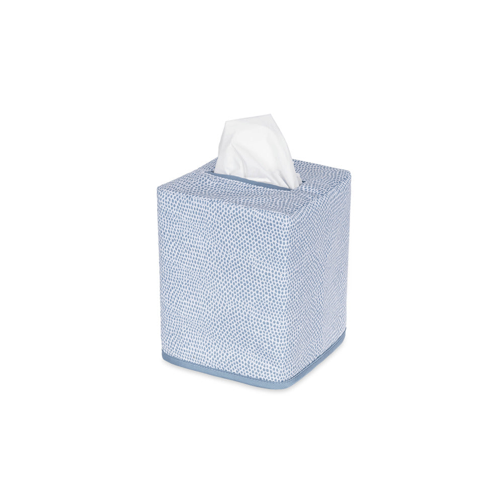 Jasper Tissue Box Cover Hazy Blue 