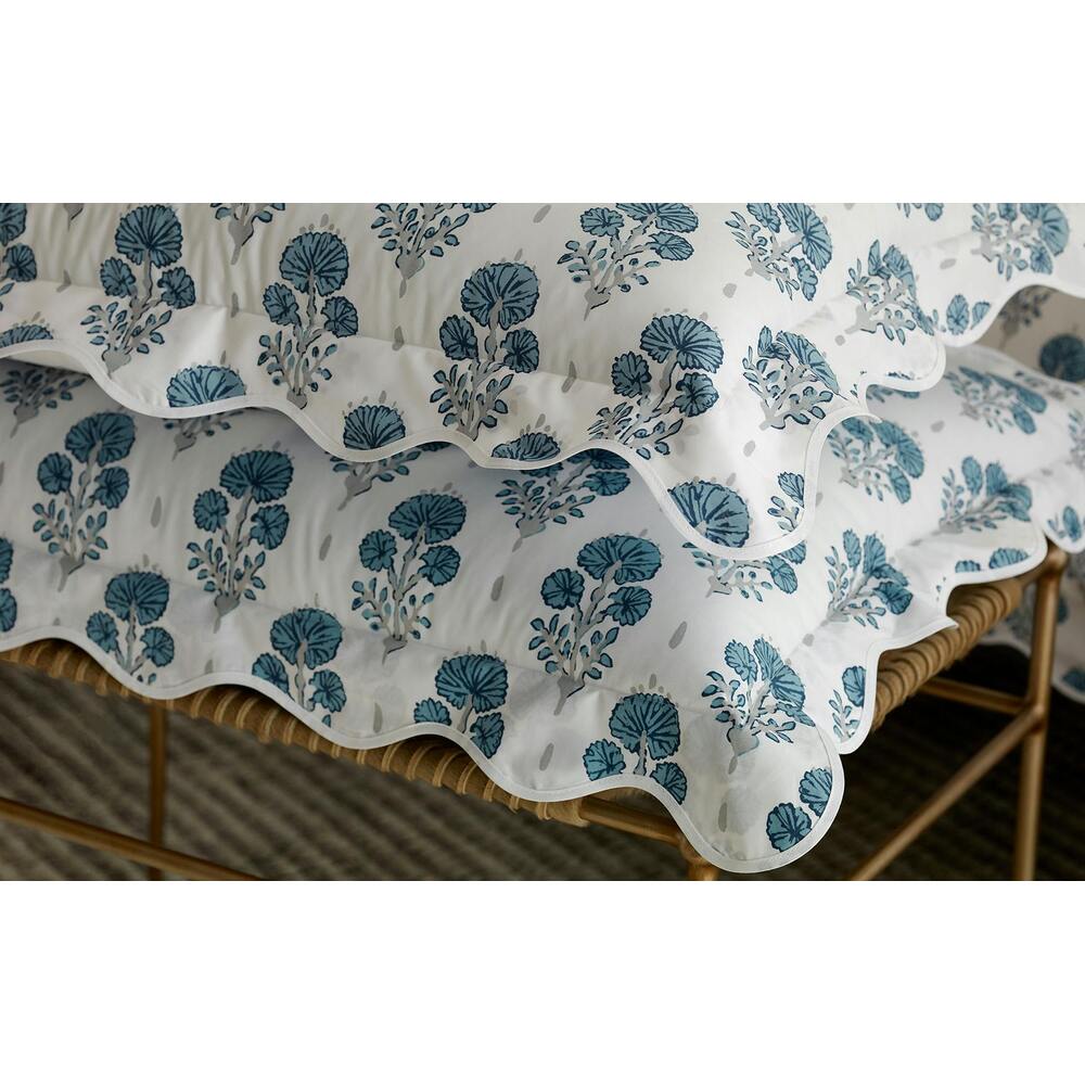 Joplin Fitted Sheet Mineral Blue 2