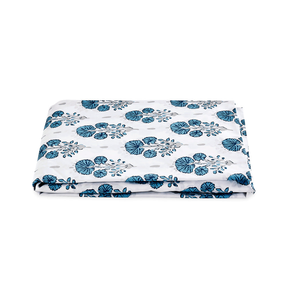 Joplin Fitted Sheet Mineral Blue 