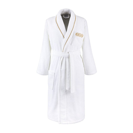 Joyau Shawl Collar Men's Bathrobe by Yves Delorme