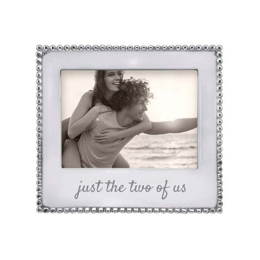 Just The Two Of Us Beaded 5" x 7" Frame by Mariposa