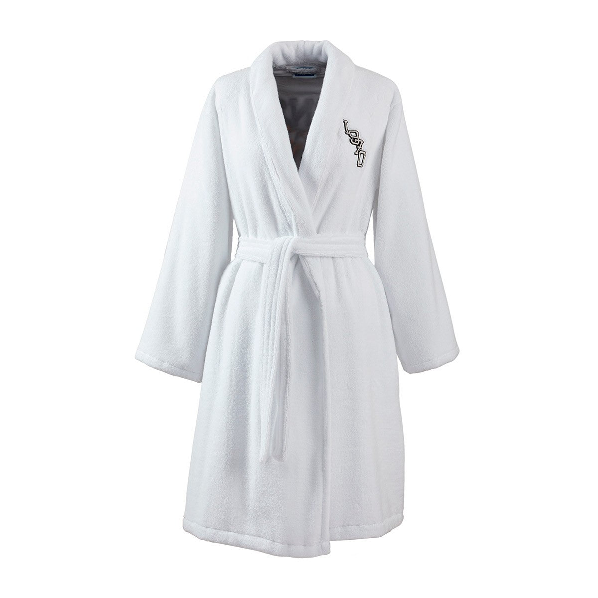 K Vtiger Shawl Collar Women's Bathrobe by Yves Delorme