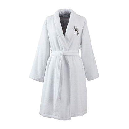 K Vtiger Shawl Collar Women's Bathrobe by Yves Delorme