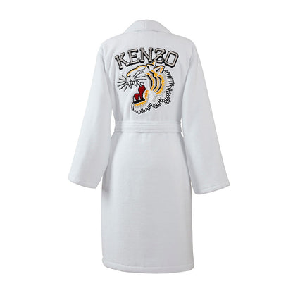 K Vtiger Shawl Collar Women's Bathrobe by Yves Delorme 14