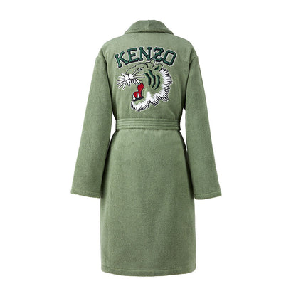 K Vtiger Shawl Collar Women's Bathrobe by Yves Delorme 8