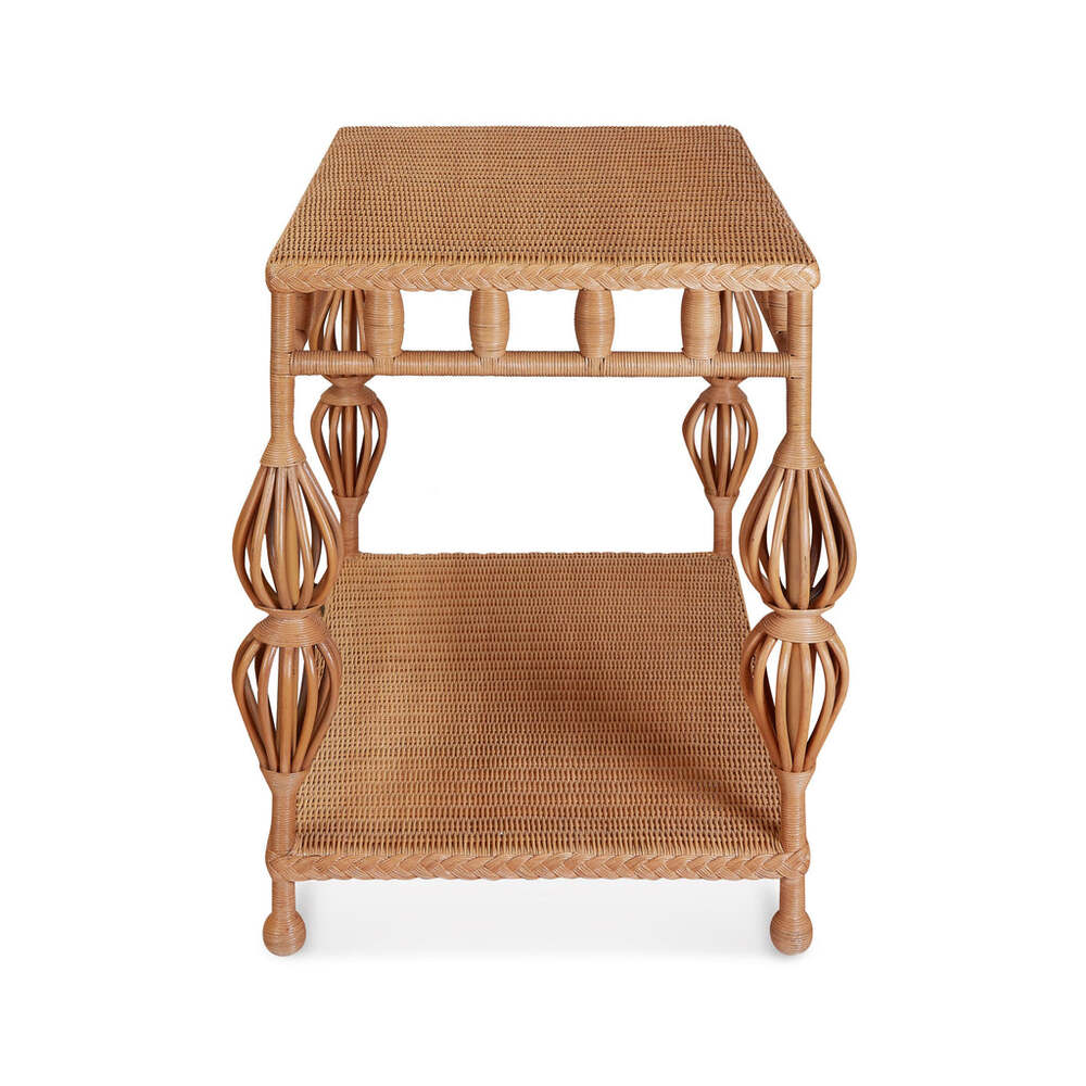 Kenan Wicker Side Table by Bunny Williams Home 2