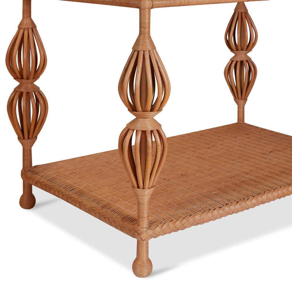 Kenan Wicker Side Table by Bunny Williams Home 7