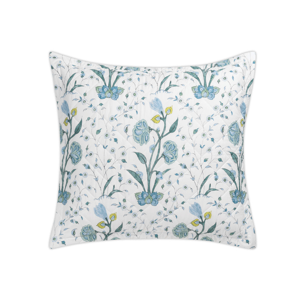 Khilana Sham Blue Quilted Euro 