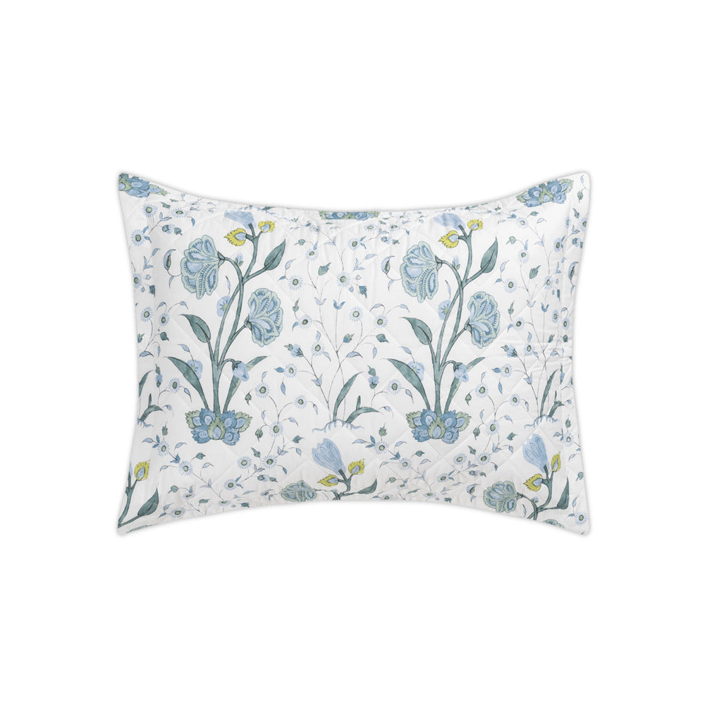 Khilana Sham Blue Quilted Standard 