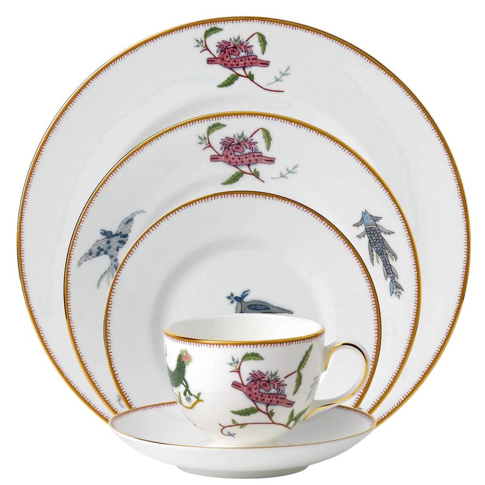 Kit Kemp Mythical Creatures 5-Piece Dinner Setting by Wedgwood