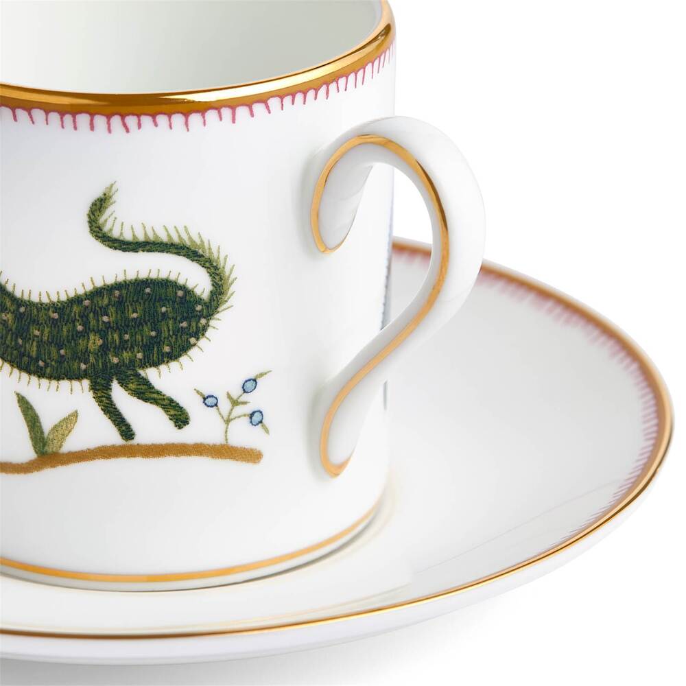 Kit Kemp Mythical Creatures Espresso Cup And Saucer, Gift Boxed by Wedgwood Additional Image - 4