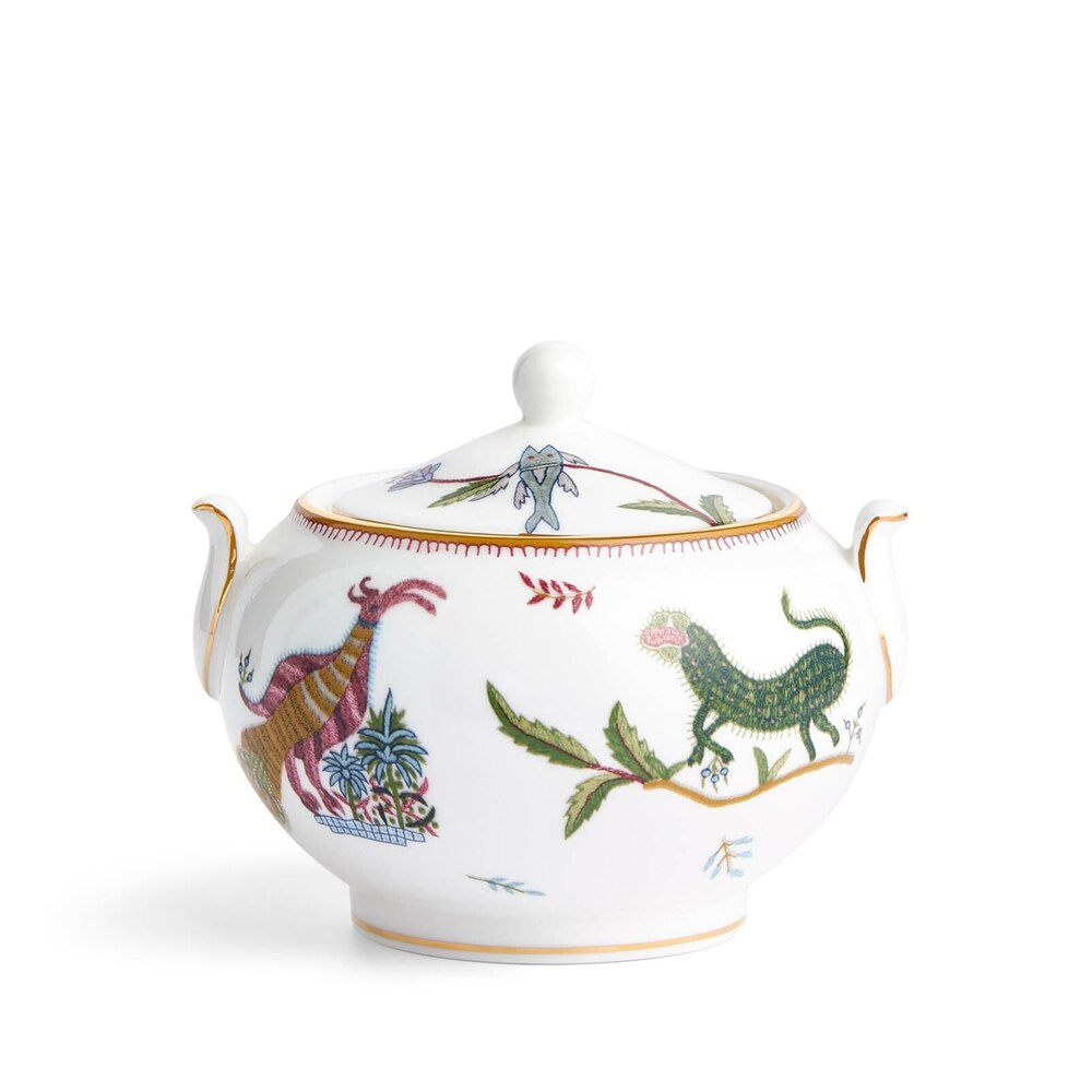 Kit Kemp Mythical Creatures Large Covered Sugar Box, Gift Boxed by Wedgwood