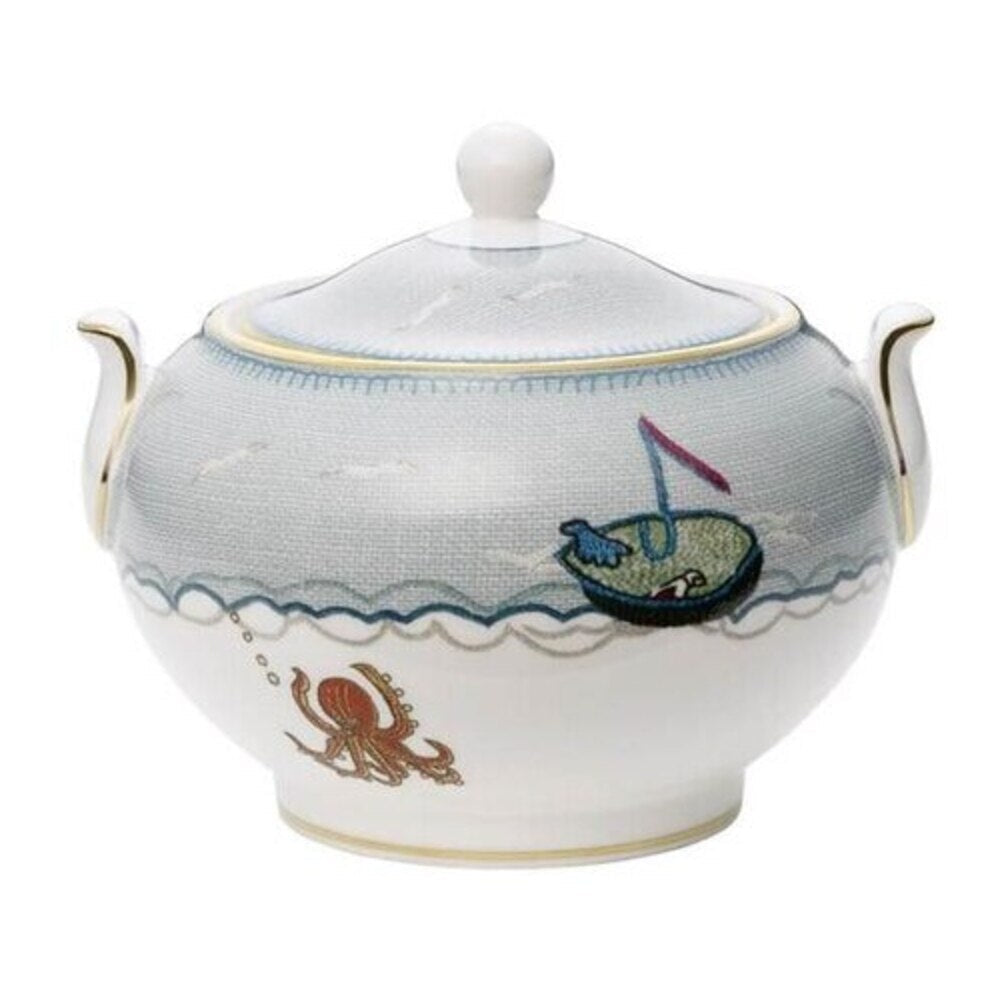 Kit Kemp Sailor'S Farewell Large Covered Sugar by Wedgwood