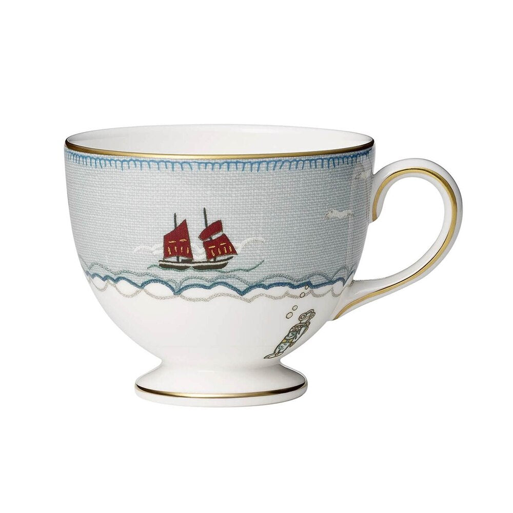 Kit Kemp Sailor'S Farewell Tea Cup And Saucer by Wedgwood Additional Image - 1