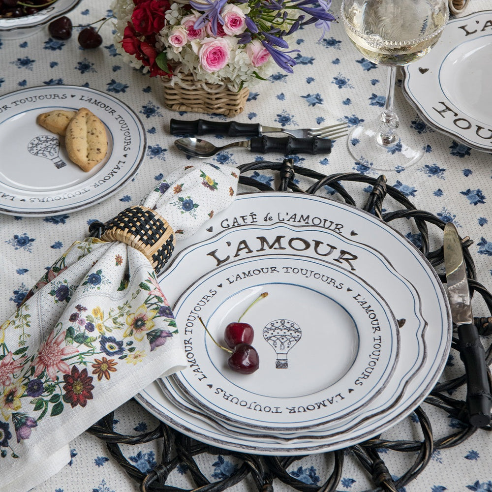 L'Amour Toujours 16pc Place Setting (LT01/10, LT63SET/10, LT07X/10, LT46/10) by Juliska 1