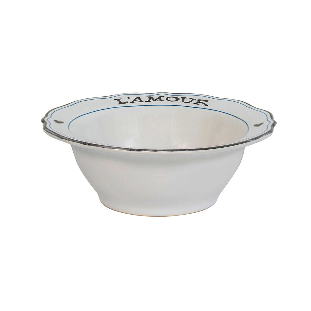L'Amour Toujours Cereal/Ice Cream Bowl by Juliska 