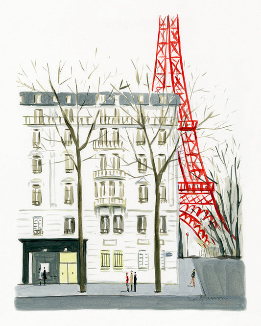 La Tour Eiffel - Dominique Corbasson by Tiger Flower Studio Additional Image -