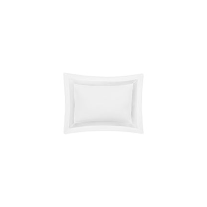 Lace Pique Sham Cecily White Boudoir 