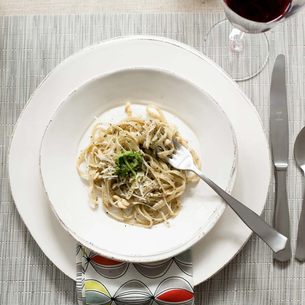 Lastra Dinner Plate by VIETRI by Additional Image -3