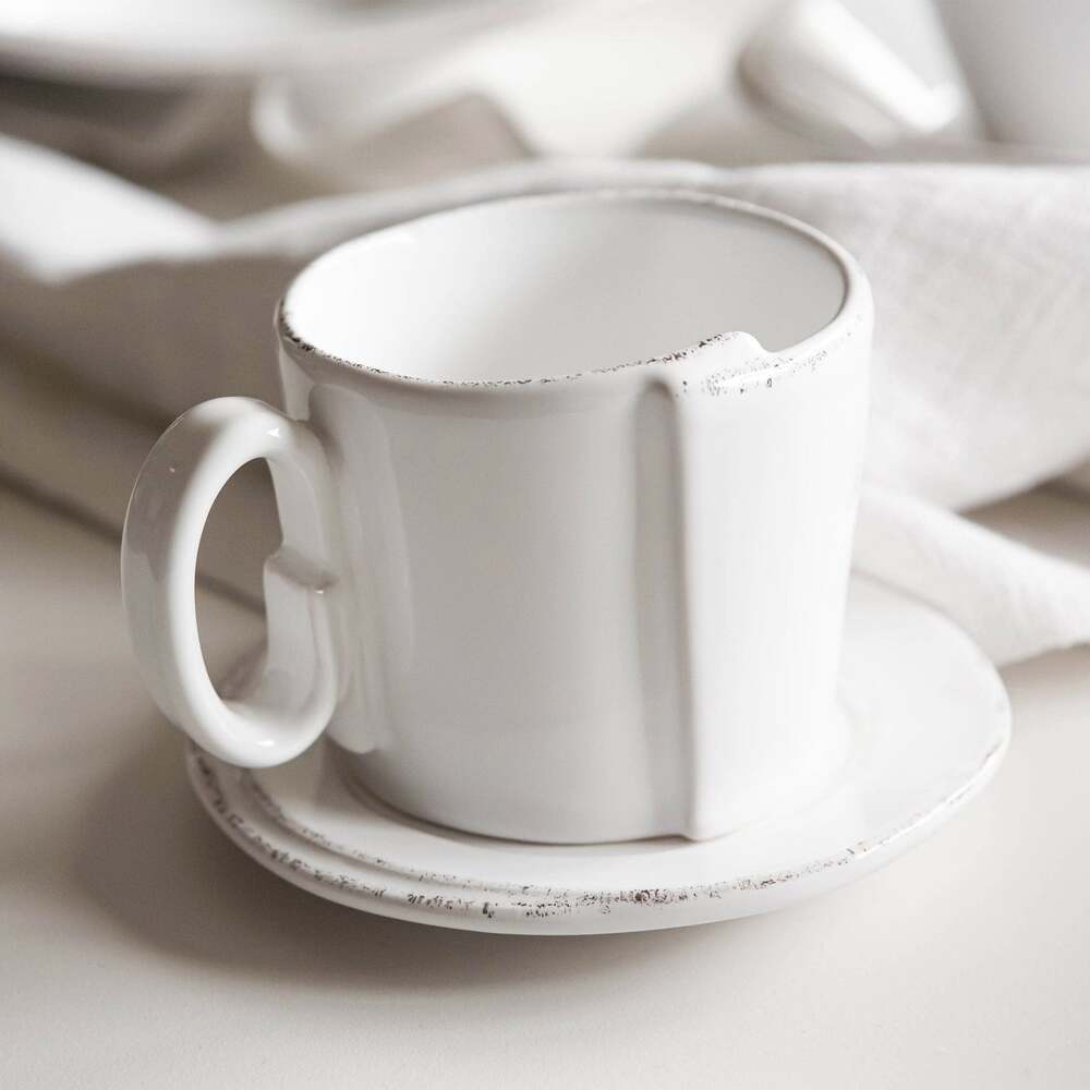 Lastra Espresso Cup & Saucer by VIETRI by Additional Image -1