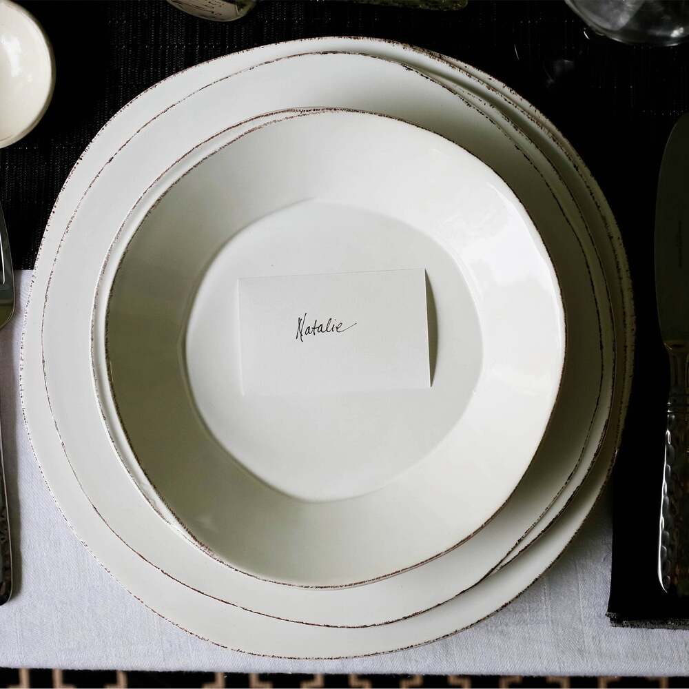 Lastra European Dinner Plate by VIETRI by Additional Image -6