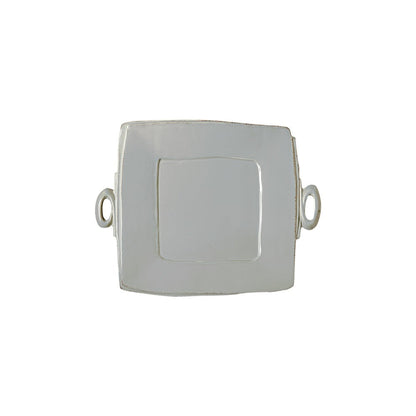 LASTRA GRAY SQUARE PLATTER by Vietri 8