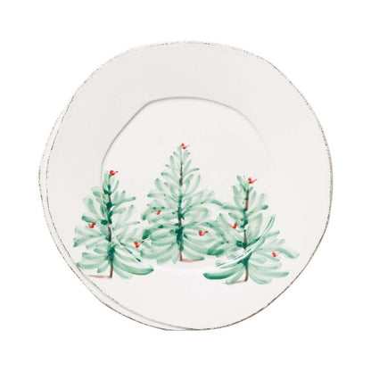 Lastra Holiday European Dinner Plate by VIETRI 