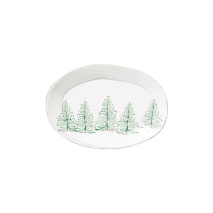 Lastra Holiday Oval Platter by Vietri 