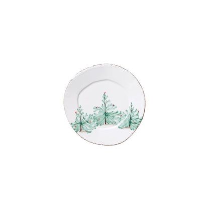 Lastra Holiday Salad Plate by Vietri 